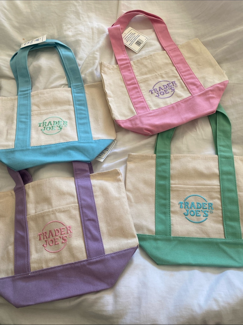Trader Joe’s Pastel Mini Tote Set